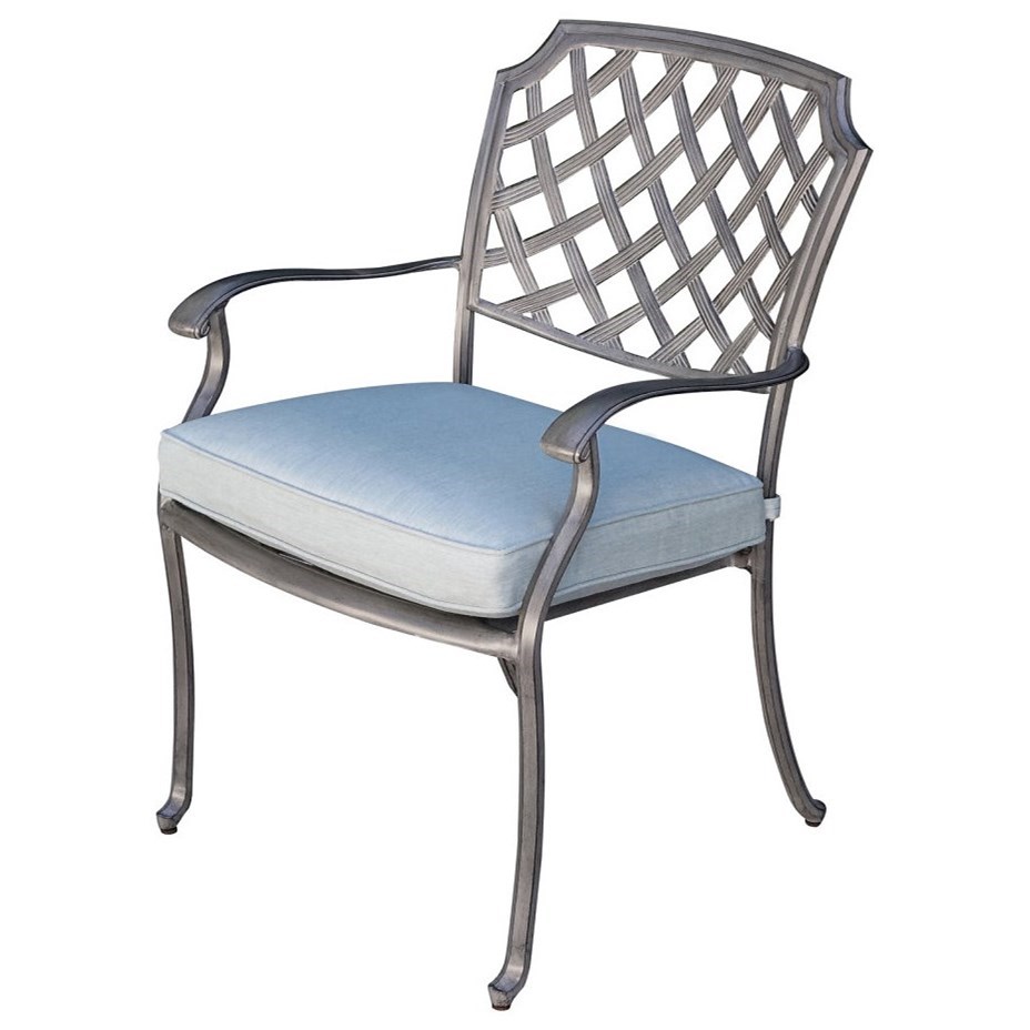 Apricity Outdoor Melbourne by Agio Outdoor Dining Arm Chair with